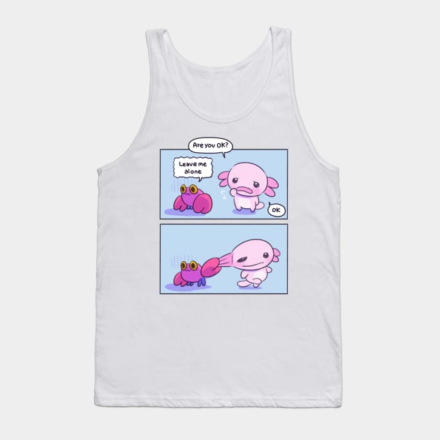 I'm fine Tank Top by pikaole